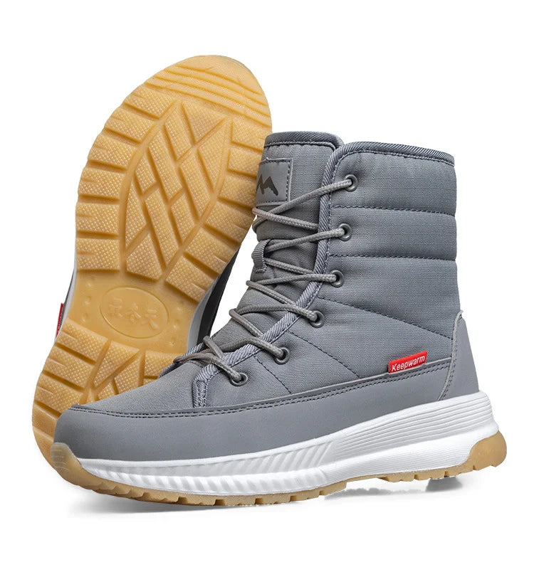 Velmora | Waterproof Lace-Up Winter Boots