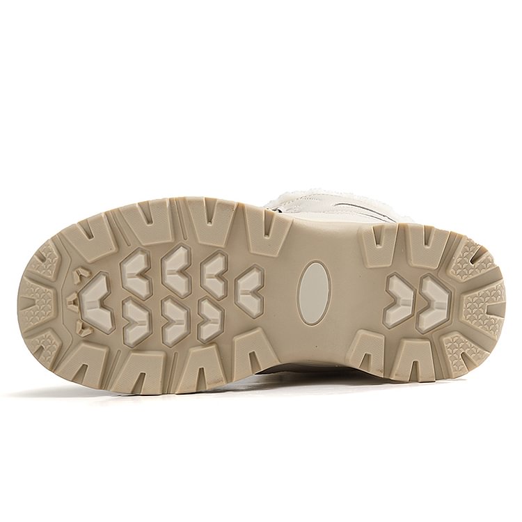 SnowEase | Women’s Winter Lace-Up Plush Ankle Boots