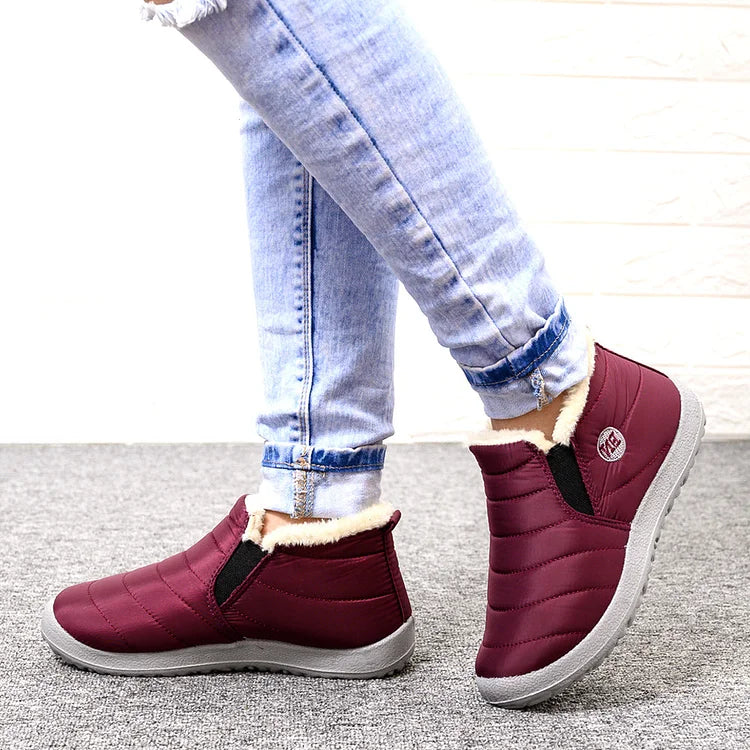 FrostStep | Waterproof Slip-On Winter Snow Boots