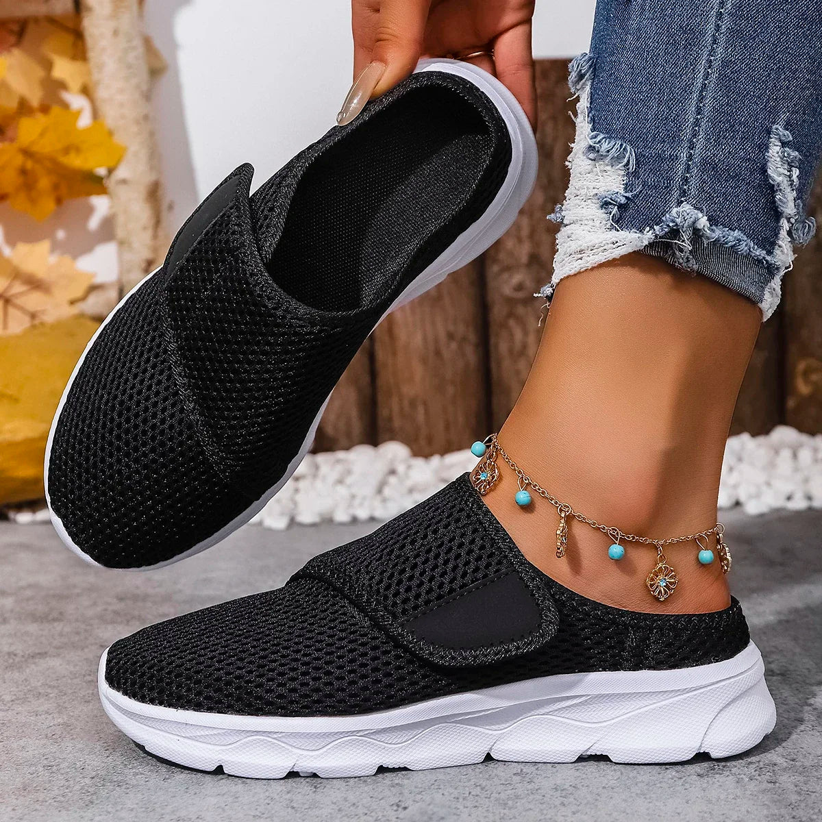 ComfoStep™ Wide Fit Half-Slippers for Swollen & Diabetic Feet