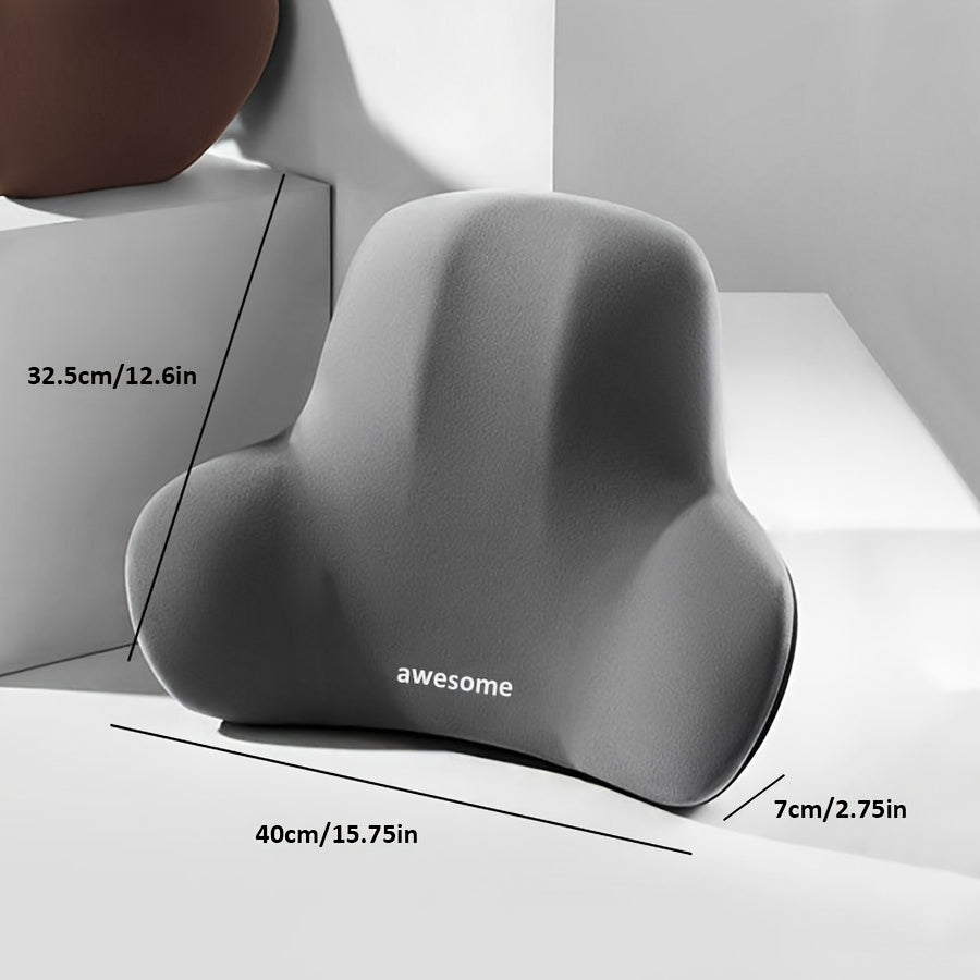 SpineEase™ – Ergonomic Lumbar Support Cushion for Office, Car & Travel
