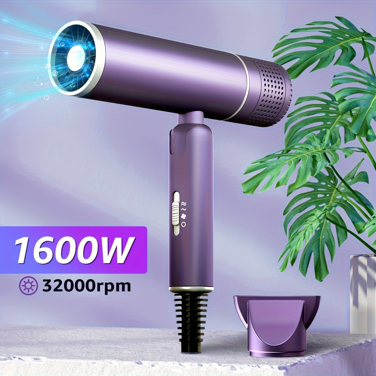 LumiDry™ High-Speed, Ionic Hair Dryer with Diffuser