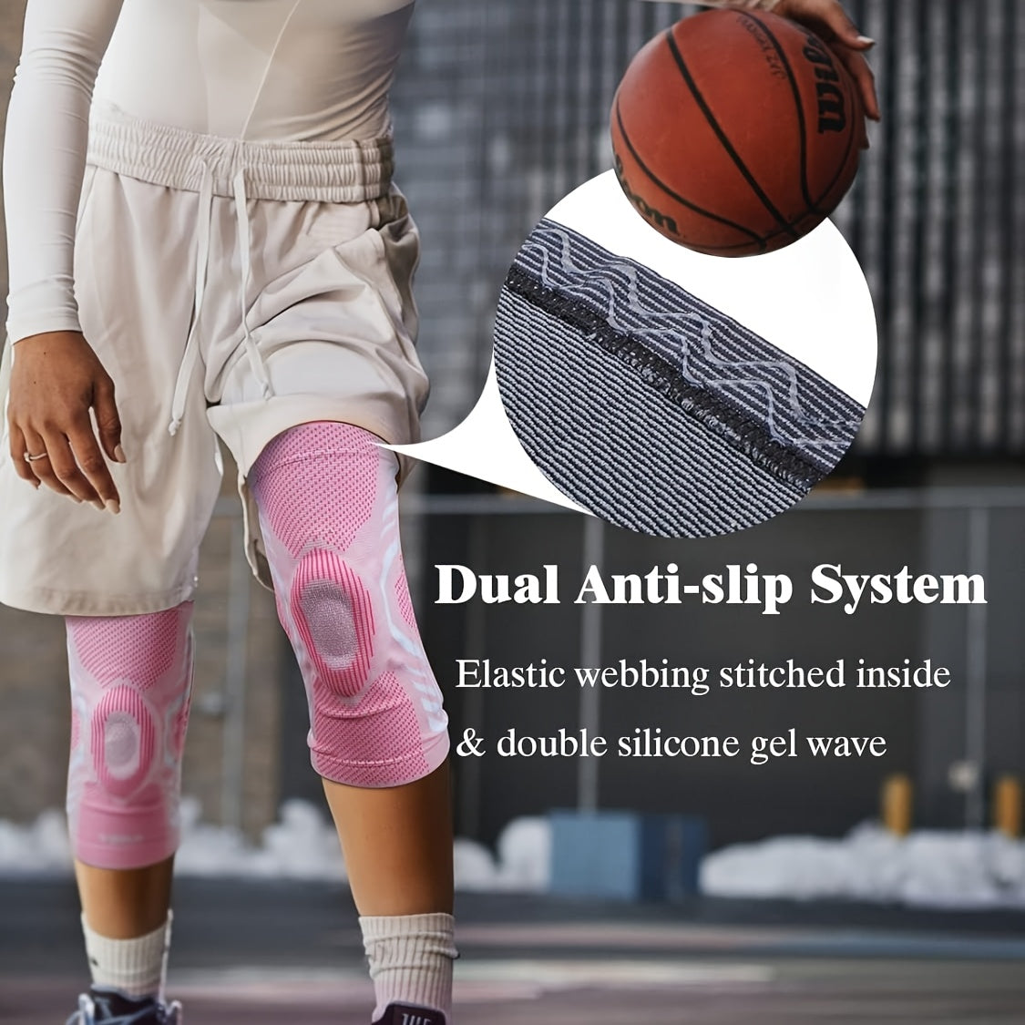 OrthoShield™ knee support - compression support with patella stabiliser