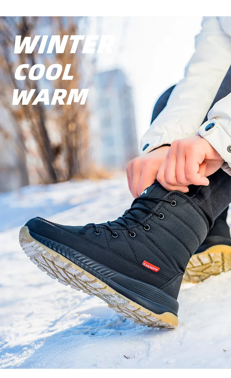 Velmora | Waterproof Lace-Up Winter Boots