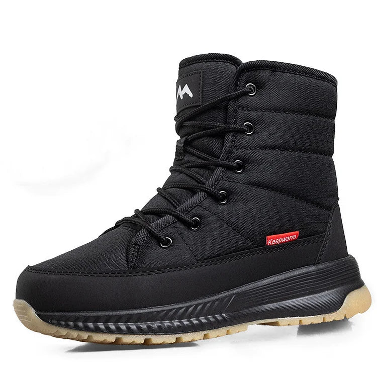 Velmora | Waterproof Lace-Up Winter Boots