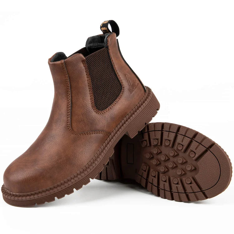 Guard™ | Men’s Waterproof Slip-On Steel Toe Boots