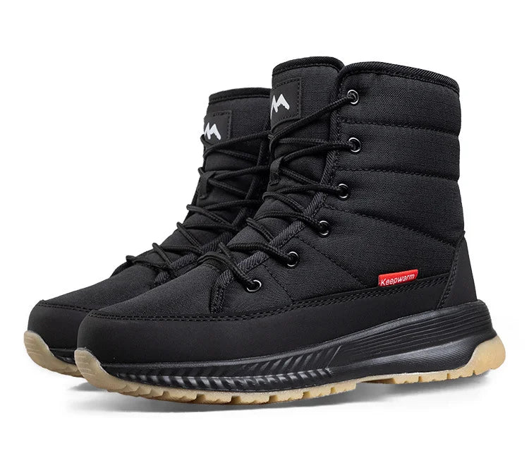 Velmora | Waterproof Lace-Up Winter Boots