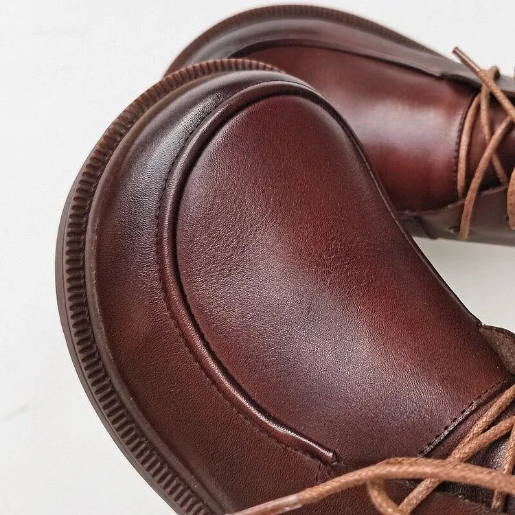 G&ZaCo™ | Retro Lace up Ankle Boots for Women