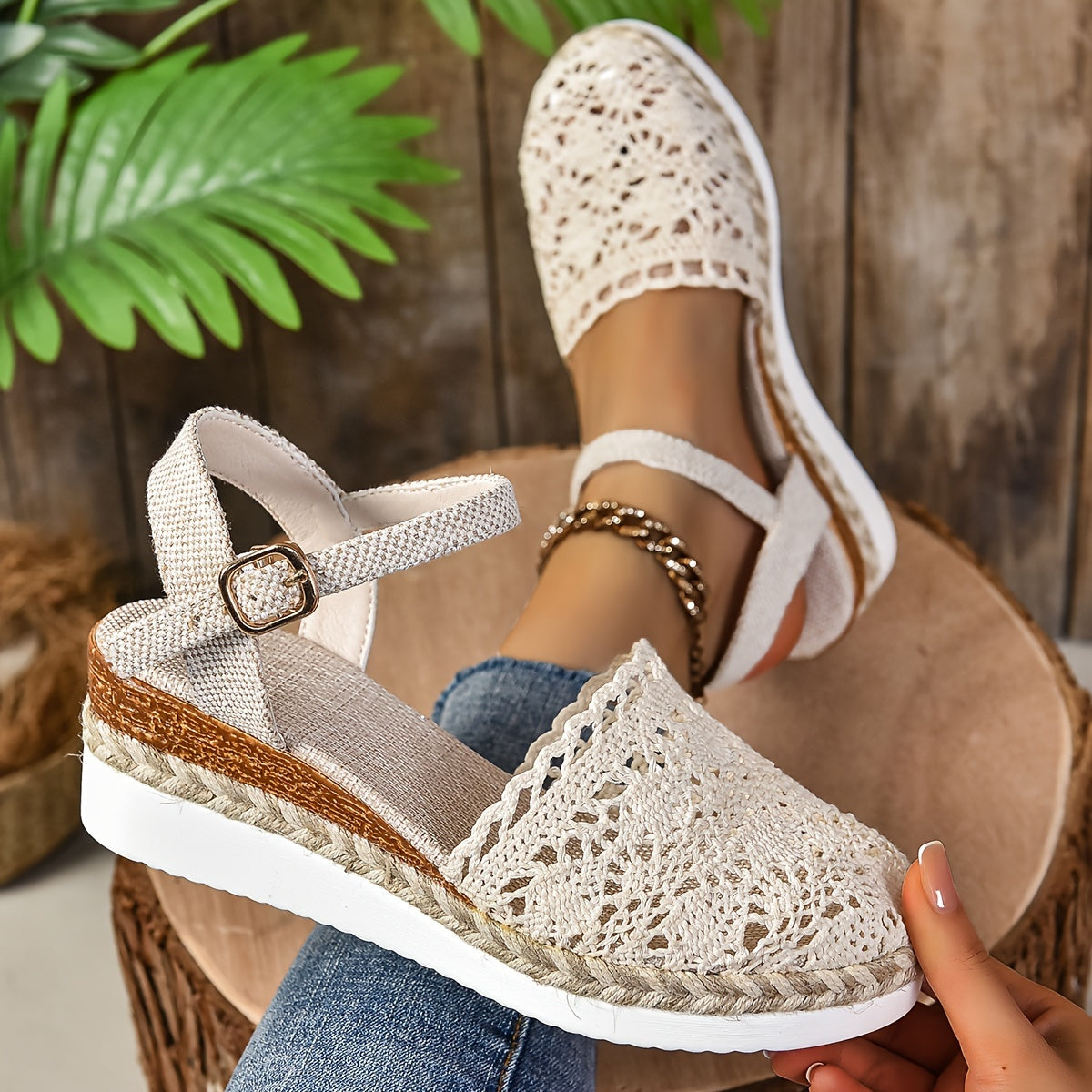 Mia™ Women’s Closed-Toe Espadrille Sandals