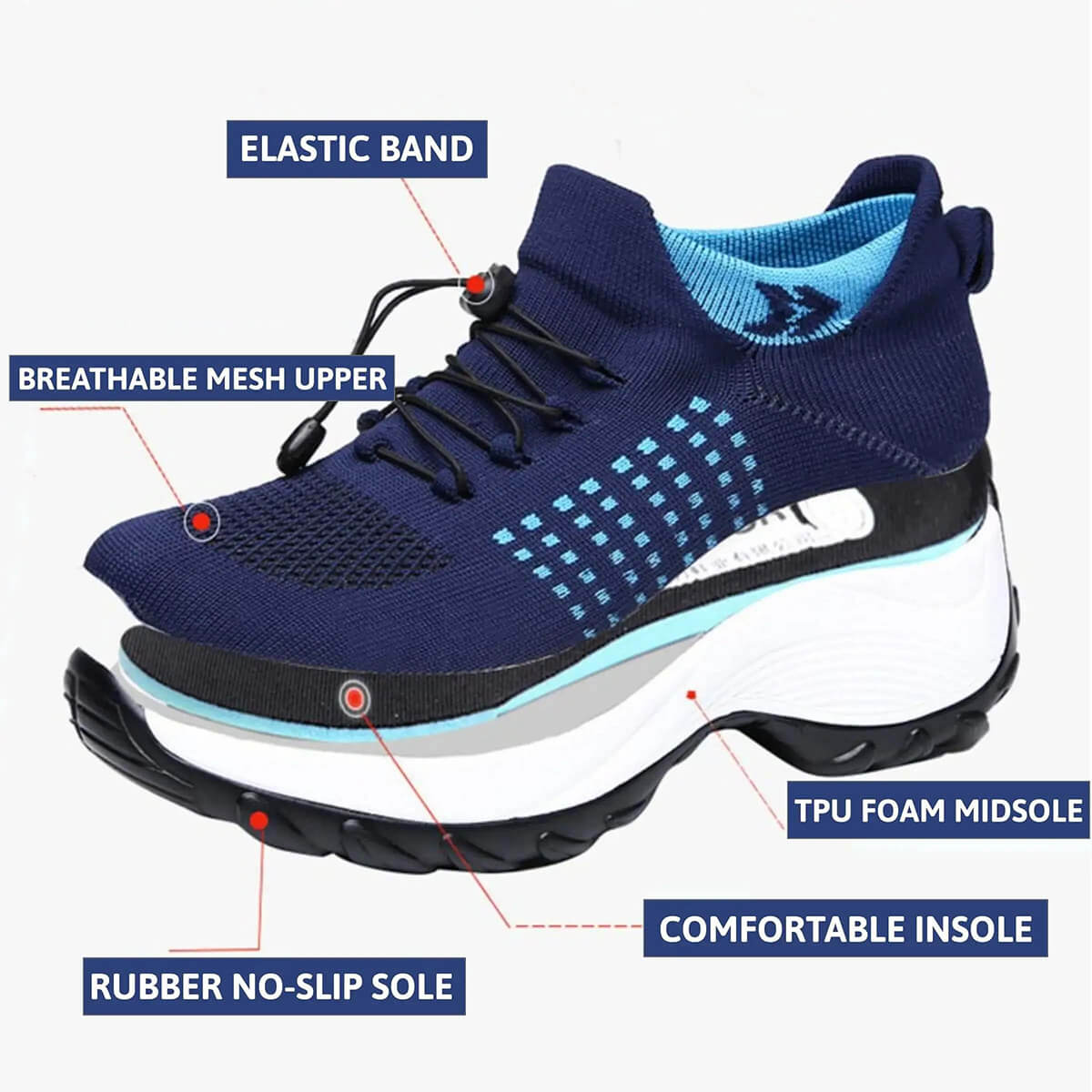 Comfora - Ortho Stretch Cushion Footwear