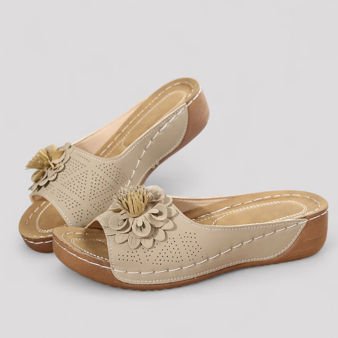Maribel™ Ergonomic Floral Sandal