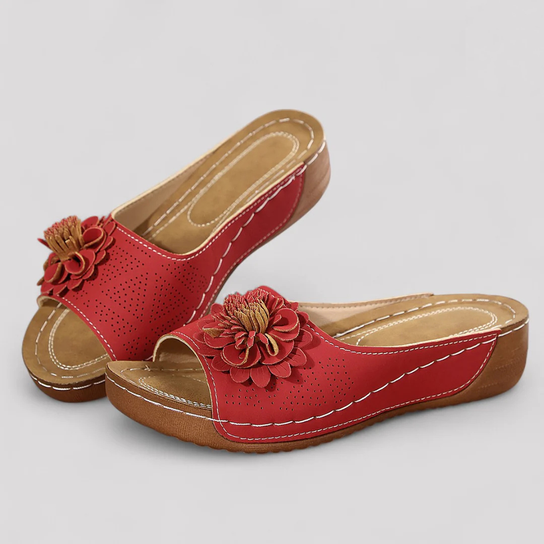 Maribel™ Ergonomic Floral Sandal