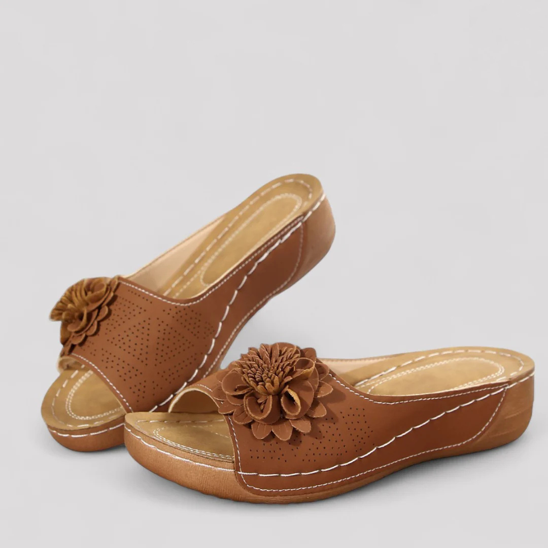 Maribel™ Ergonomic Floral Sandal