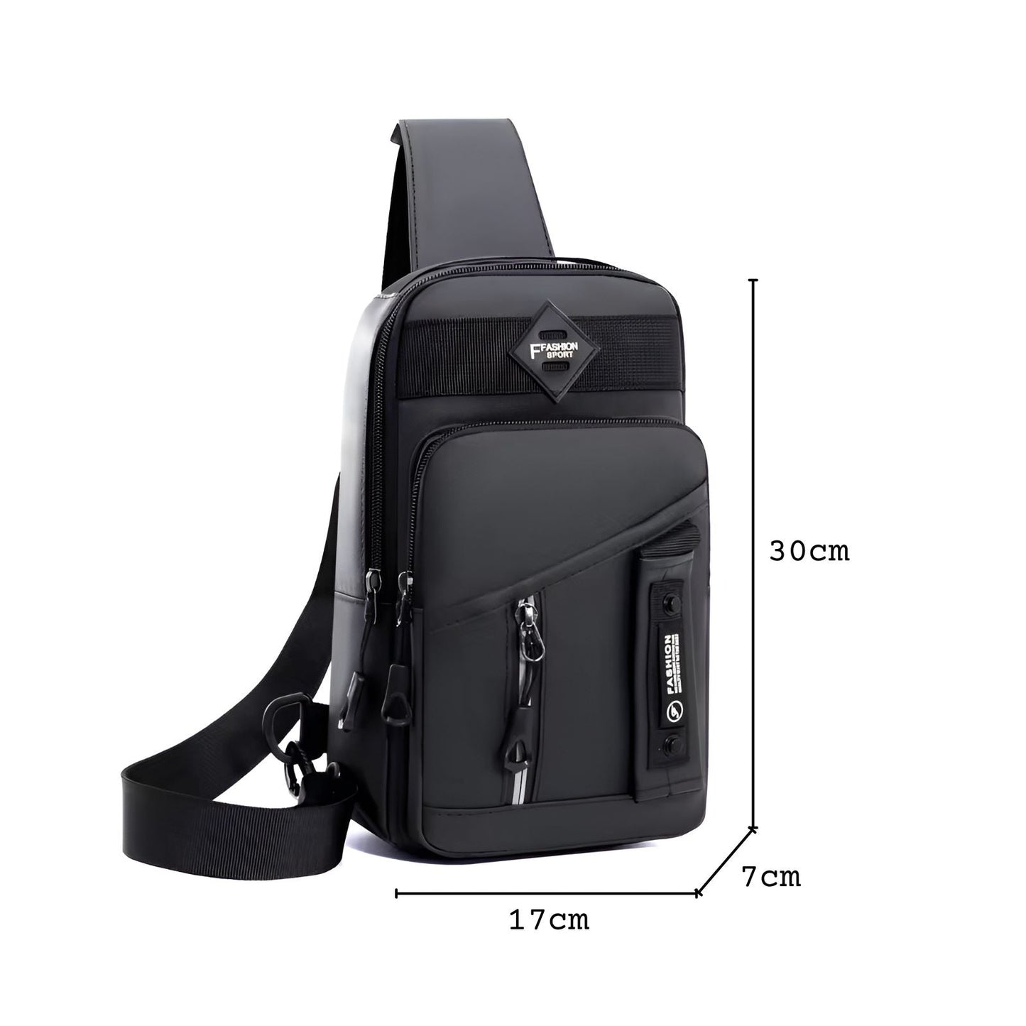 Men’s Anti-Theft Chest Bag – Stylish, Secure & Waterproof