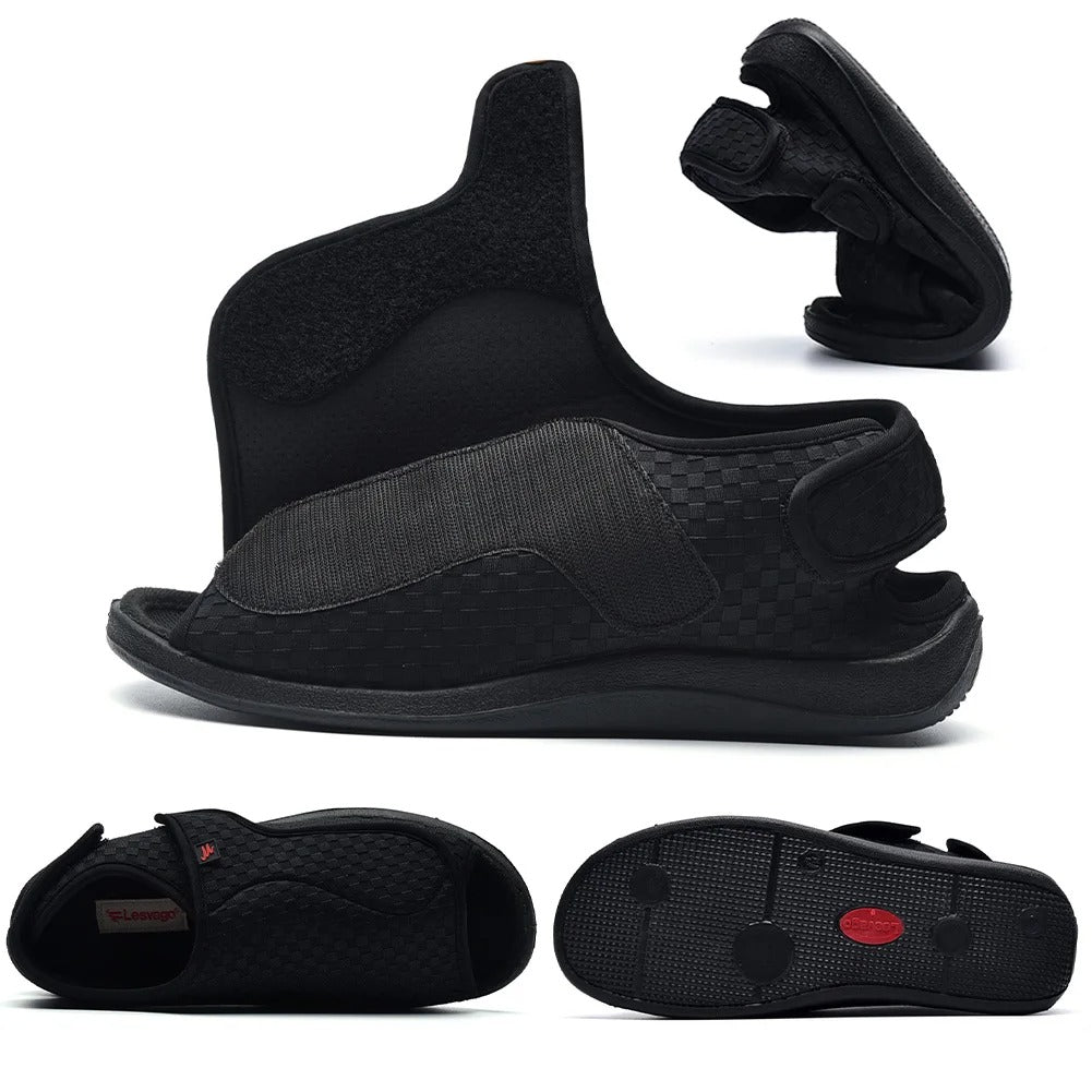 Solea™ | Adjustable Diabetic Slippers - Wide, Comfortable