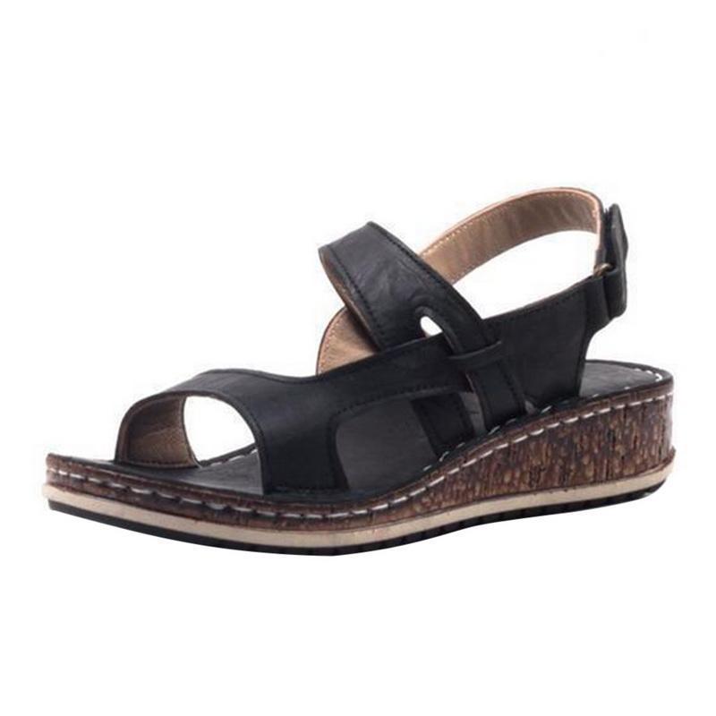 Moonbiffy – Women’s Low Heel Wedge Sandals