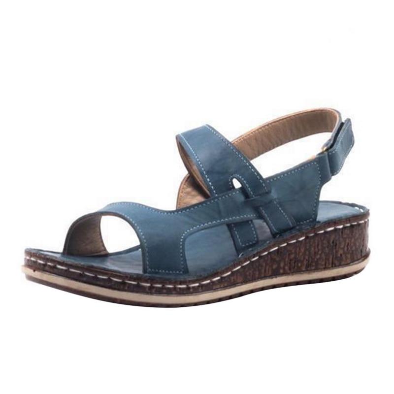 Moonbiffy – Women’s Low Heel Wedge Sandals