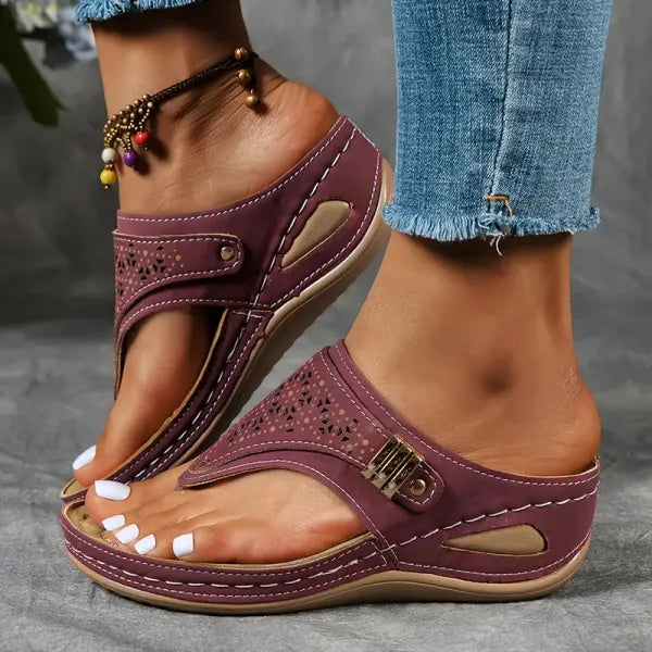 Verna™ Comfortable Wedge Heeled Sandals