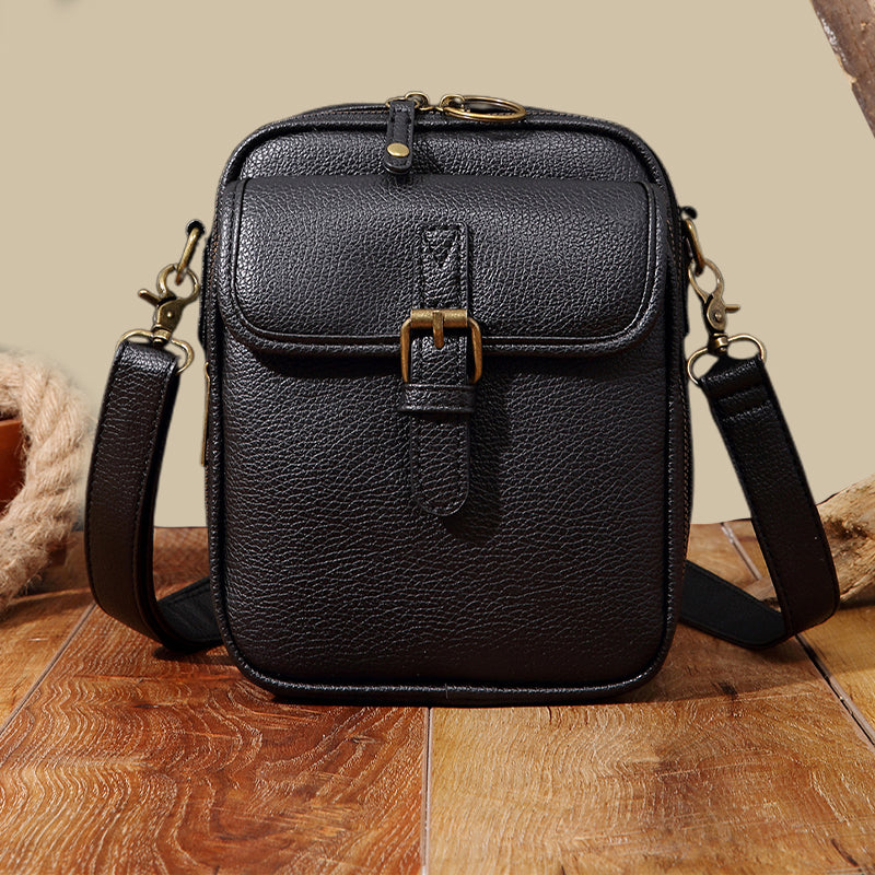 Retro Crossbody Bag - Anti Theft Design