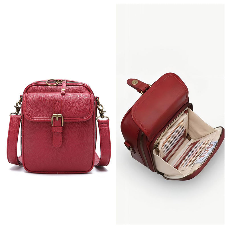 Retro Crossbody Bag - Anti Theft Design