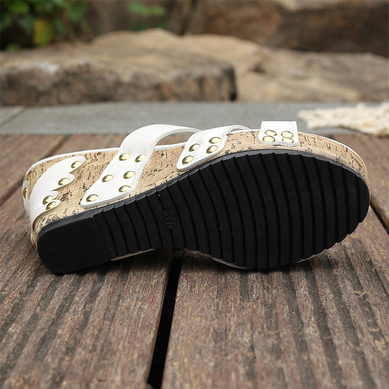 Diva - Wedge sandals with platform and comfort for women