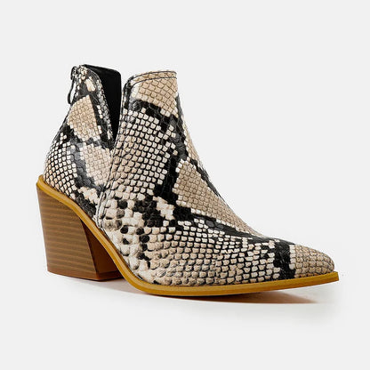 VELA™ | Women’s Mid-Heel Ankle Boots – Slip-On