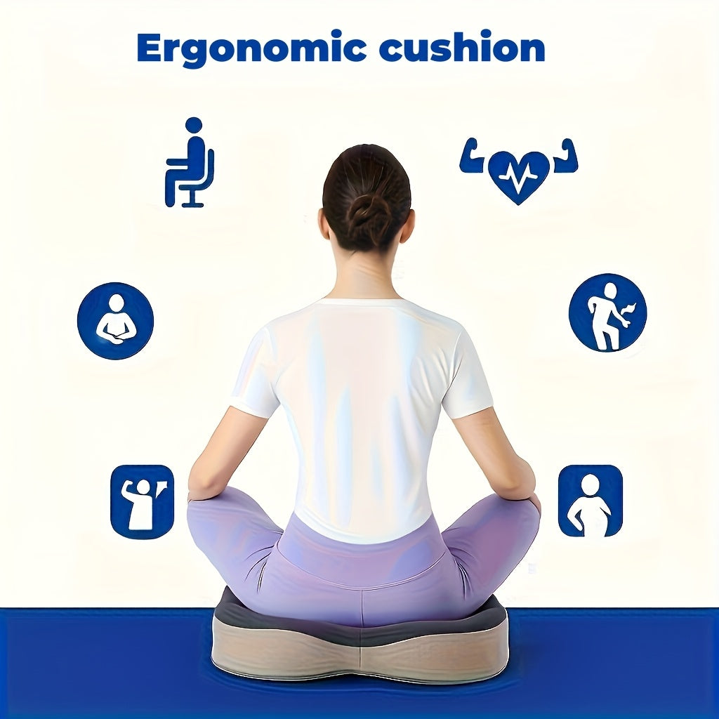 SitEase™ – Ergonomic Cushion for Tailbone & Hip Relief at Work or Travel
