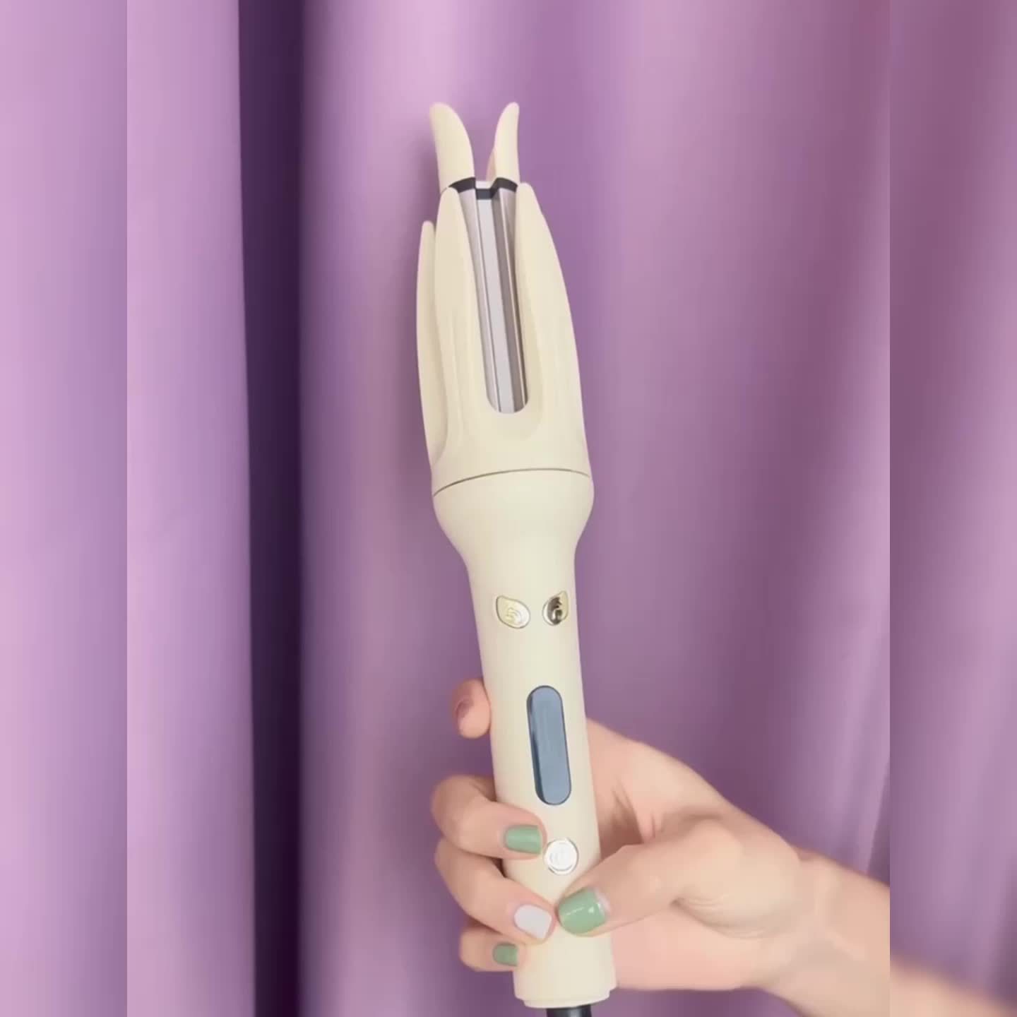 CurlEase™ Automatic Rotating Hair Curler with Smart Timer