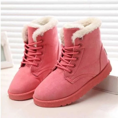RanLinli™ | Warm Lace-Up Ankle Snow Boots
