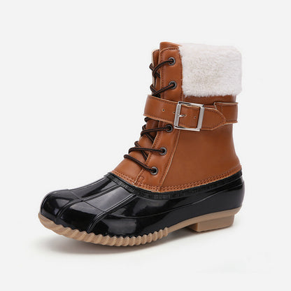 FROZA™ | Women’s Waterproof Lace-Up Ankle Snow Boots