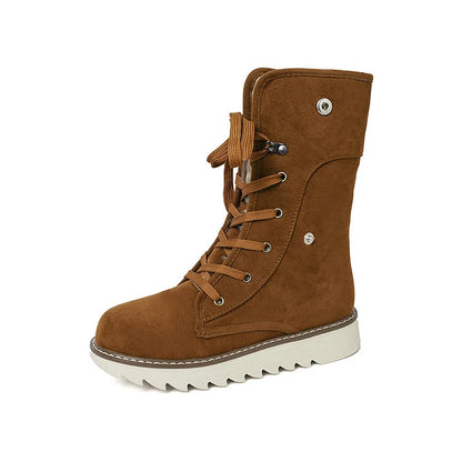 FEROX™ | Women’s Mid-Length Boots - Warm Lace-Up