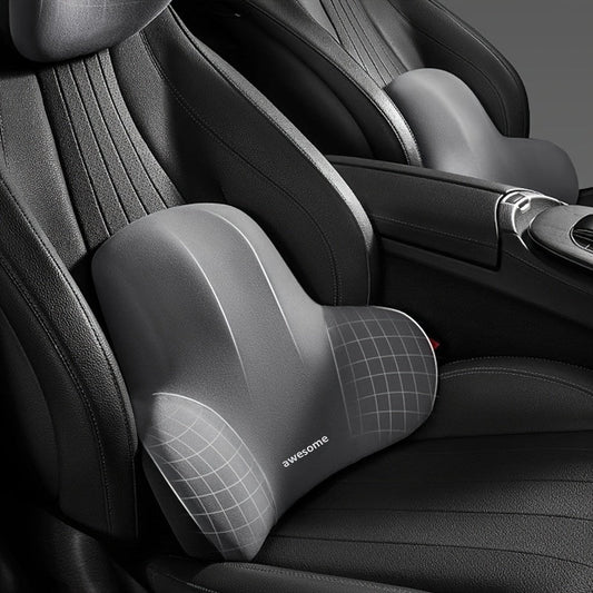 SpineEase™ – Ergonomic Lumbar Support Cushion for Office, Car & Travel