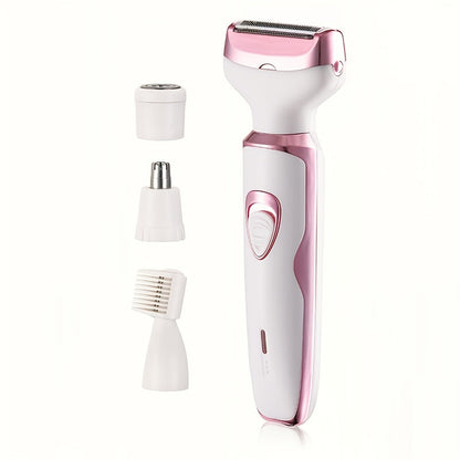 LuxeCare™ Rechargeable ladies' shaver - Gentle 4-in-1 care everywhere