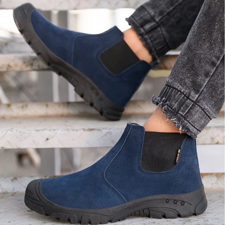 Step™ | Men’s Steel Toe Work Boots – Lightweight & Durable