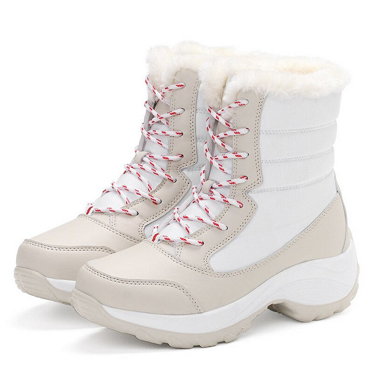 FUNMARS™ | Women’s Winter Lace-Up Snow Boots