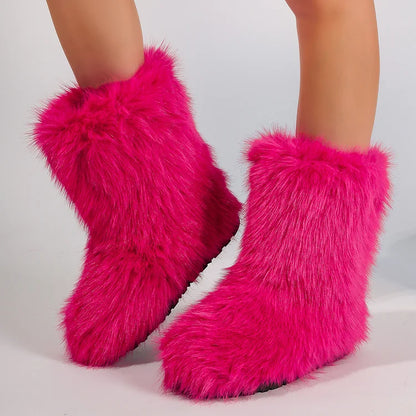 Velmora | Women’s Warm Ankle Slip-On Boots