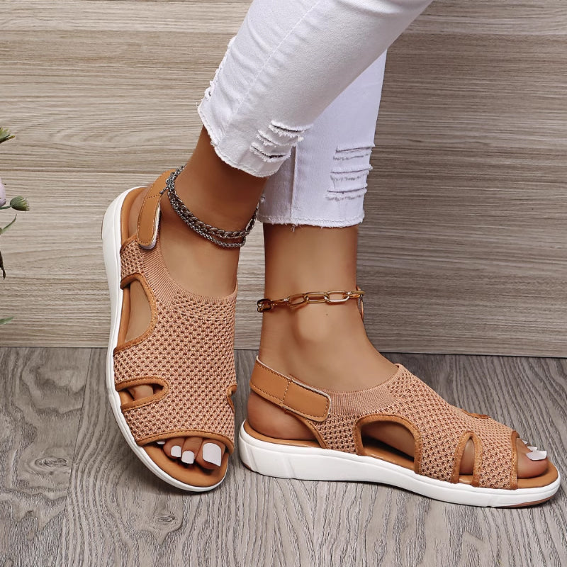 Levana - Breathable Flat Sandals for Women