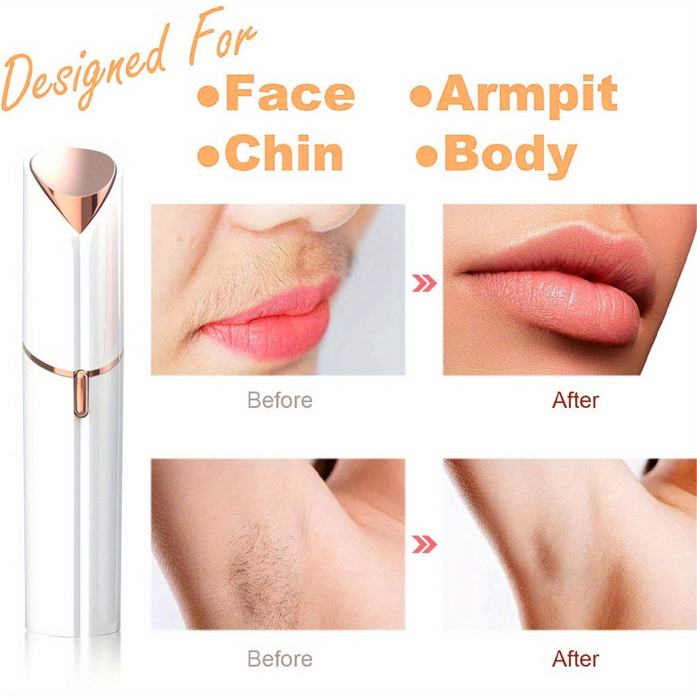 SilkKiss™ Women's epilator for face - compact & gentle hair removal