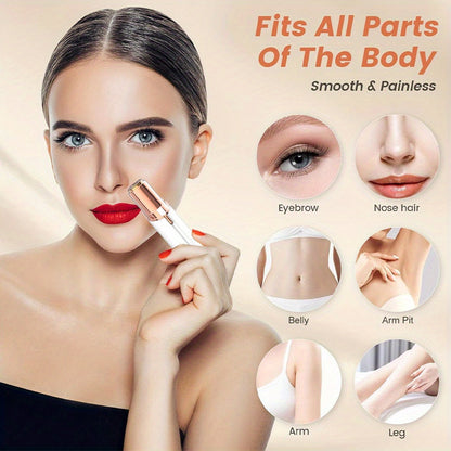 SilkKiss™ Women's epilator for face - compact & gentle hair removal