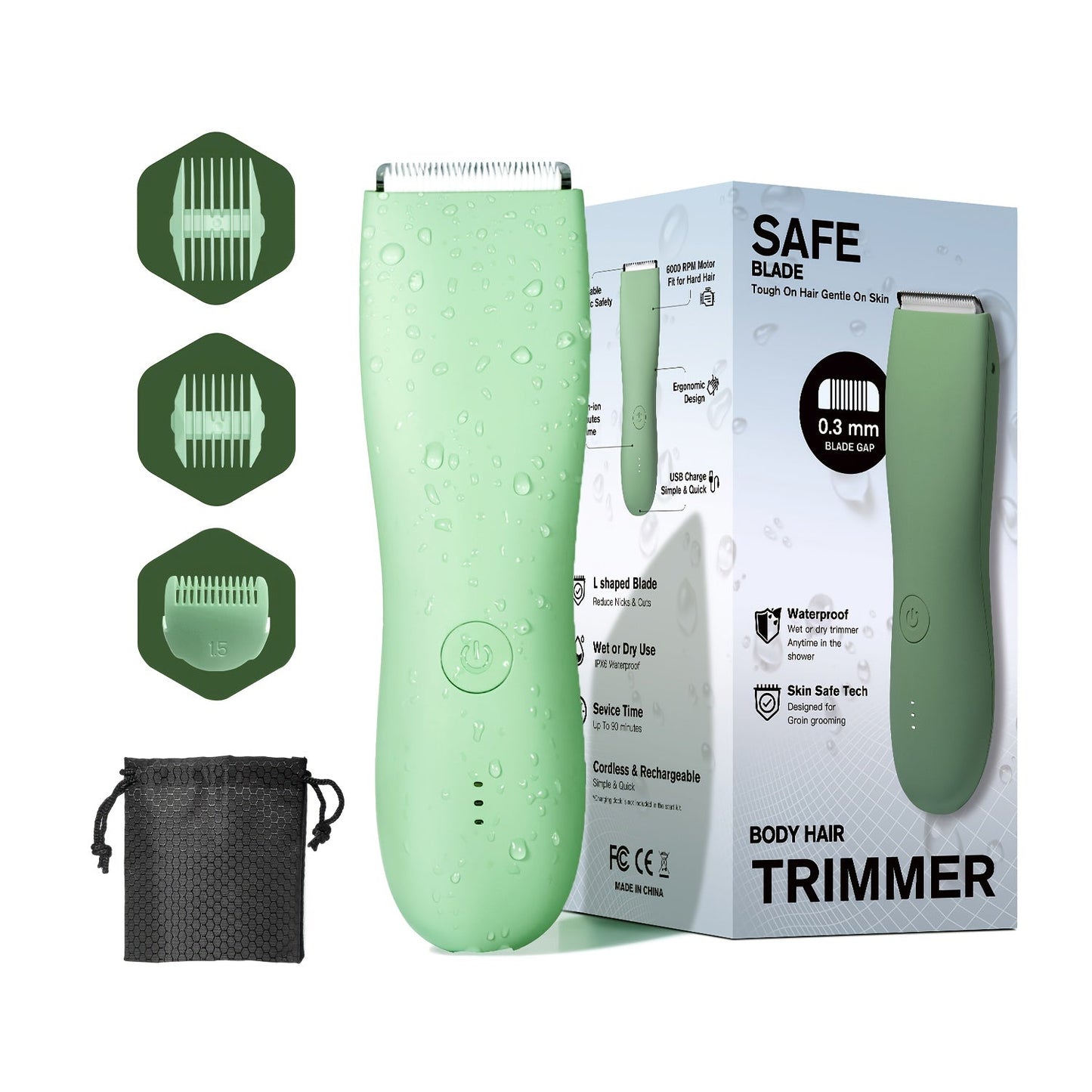 TrimMate™ USB rechargeable shaver - Gentle & precise full body care