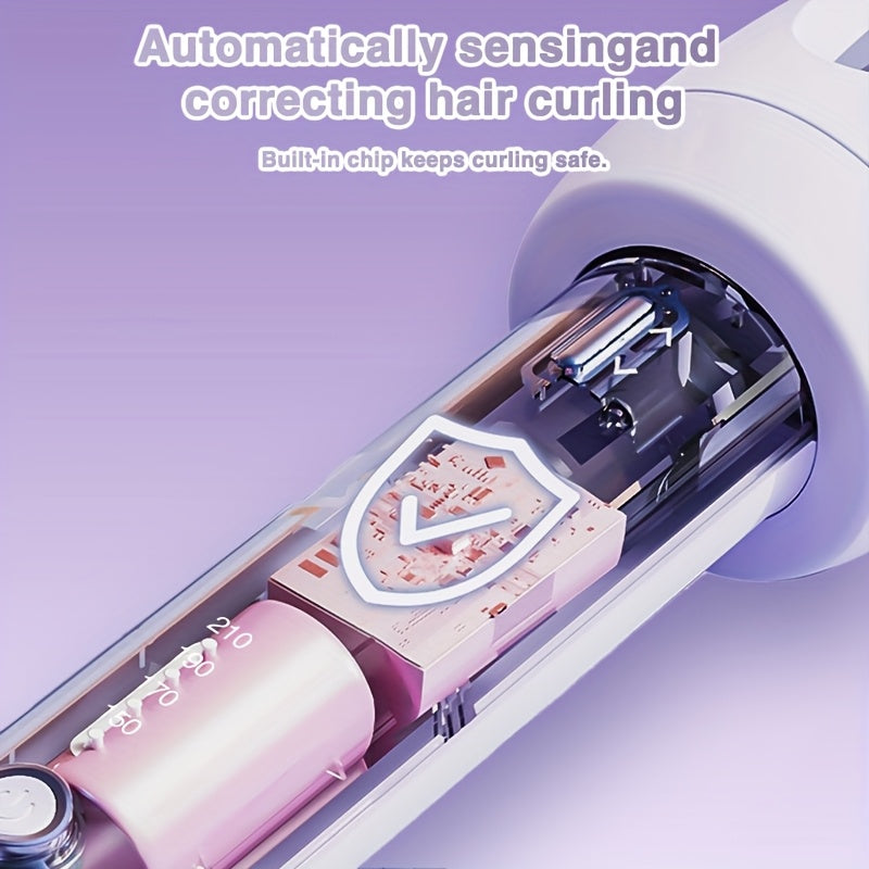 CurlEase™ Automatic Rotating Hair Curler with Smart Timer