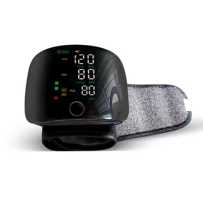 PulseTrack™ – Portable LED Wrist Blood Pressure Monitor