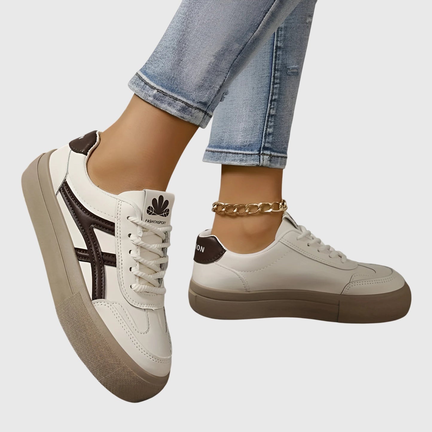 Elza™ | Women’s Canvas Sneakers – Lightweight Lace-Up