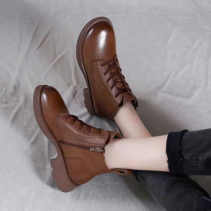 Vellano™ | Women’s British Style Boots – Warm & Non-Slip