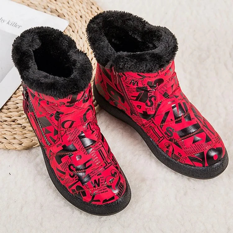 BeckyWalk™ | Women’s Printed Winter Ankle Boots
