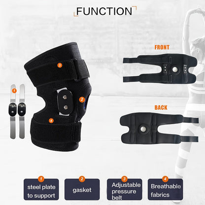 KneePro™ Knee brace - Adjustable support for ACL & MCL protection
