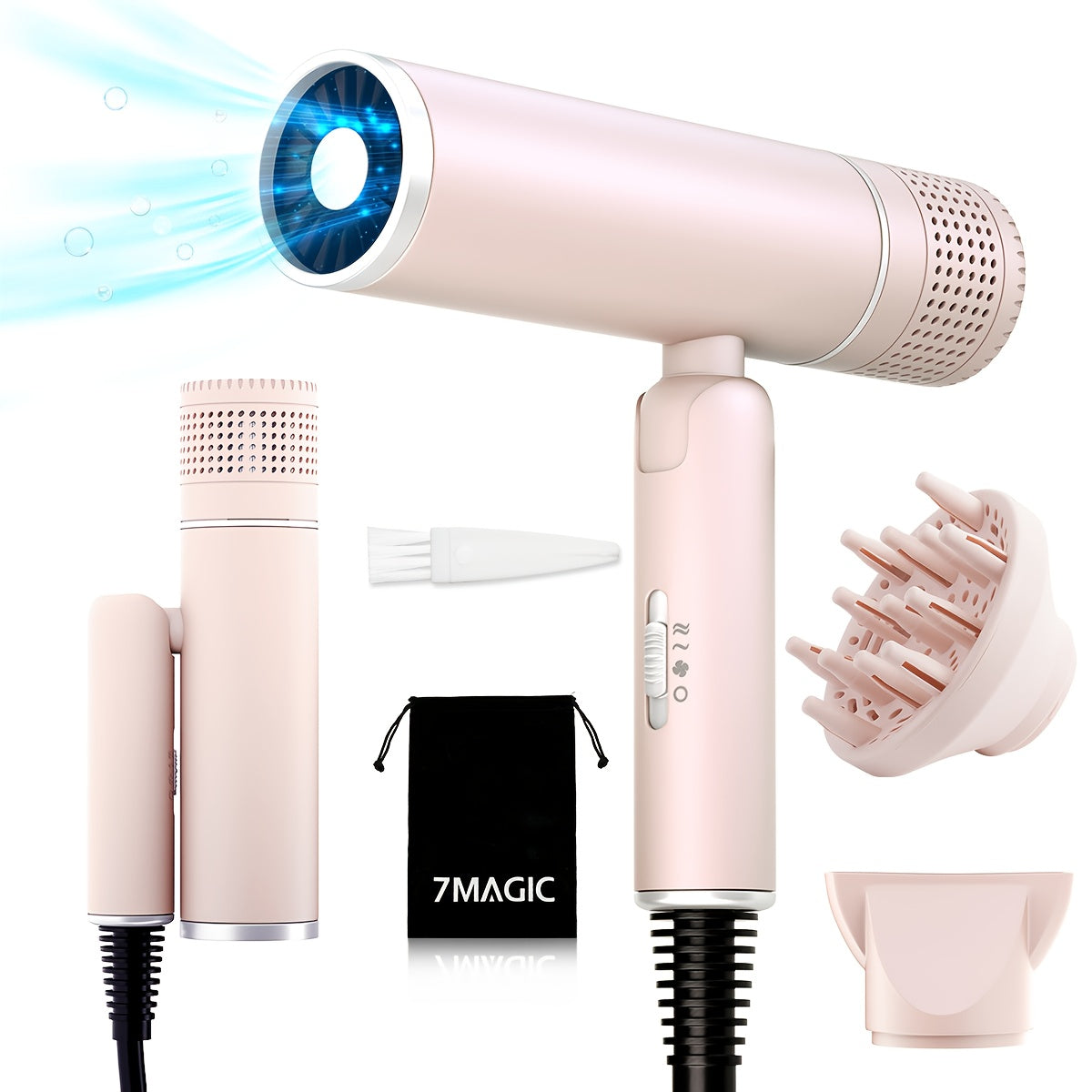 LumiDry™ High-Speed, Ionic Hair Dryer with Diffuser