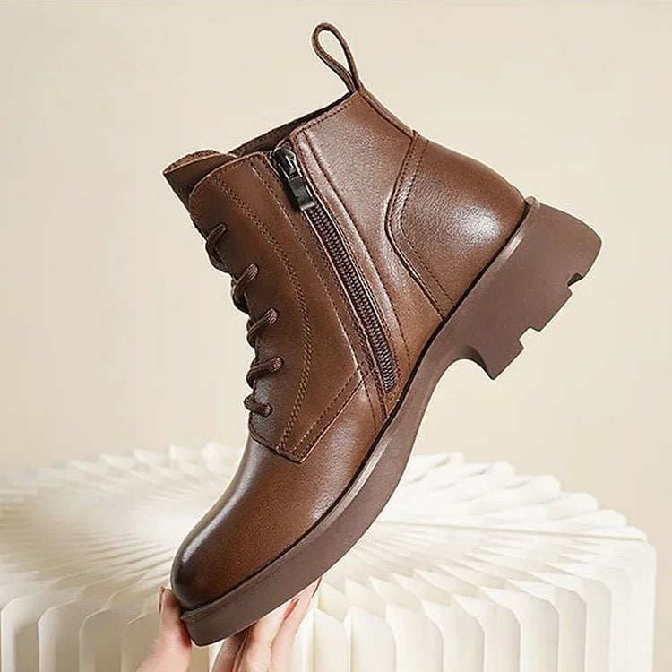 Vellano™ | Women’s British Style Boots – Warm & Non-Slip