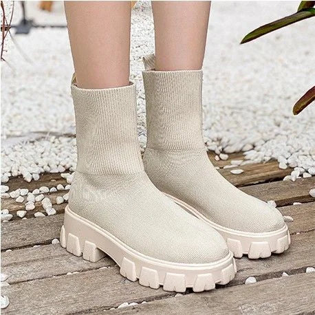 ELOVÉ | Women’s Knitted Sock Boots