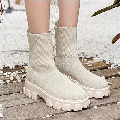 ELOVÉ | Women’s Knitted Sock Boots